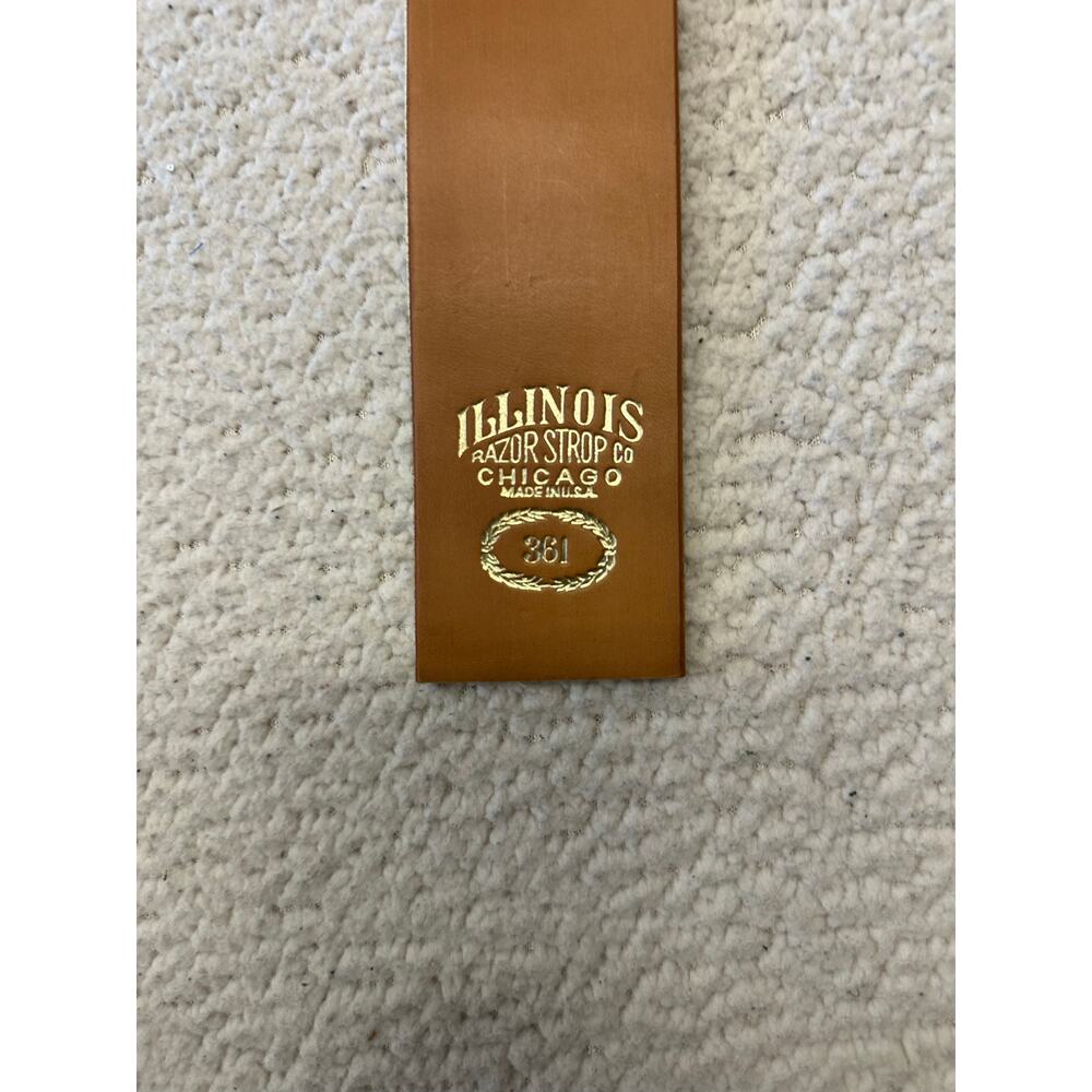 Illinois 361 Leather Razor Strop Genuine Horsehide - Picture 4 of 8